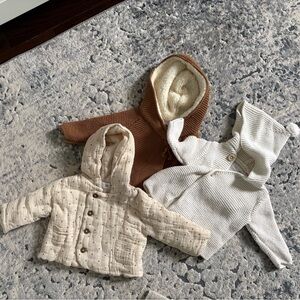 3 Zara Jackets 1-3m